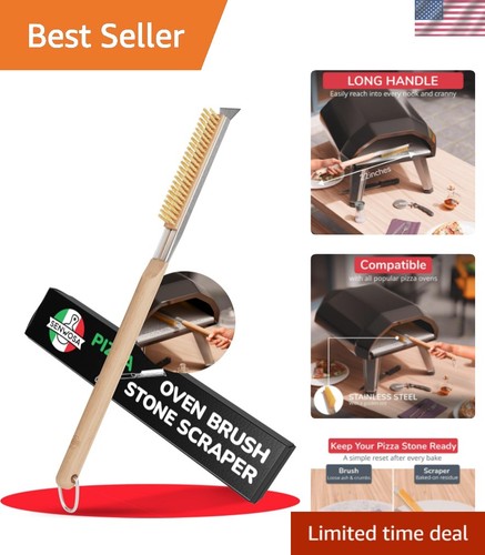 Pizza oven brush - oven, with