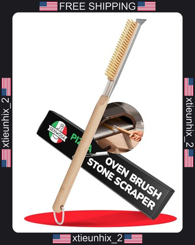 Pizza oven brush with - oven,